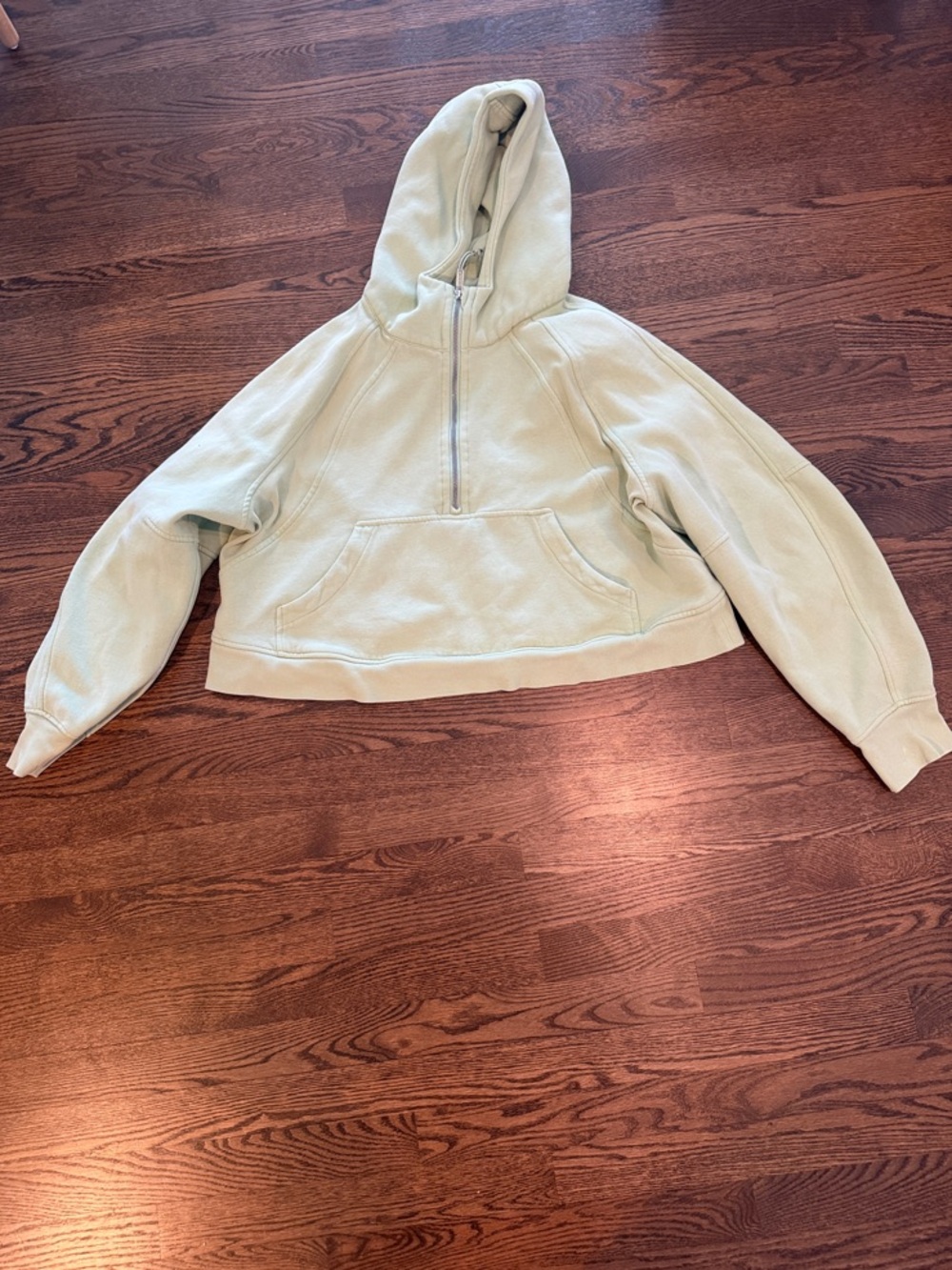 lululemon athletica Pale Mint Half-Zip Hoodie